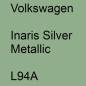 Preview: Volkswagen, Inaris Silver Metallic, L94A.